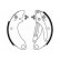 Brake Shoe Set GS8052 TRW, Thumbnail 2
