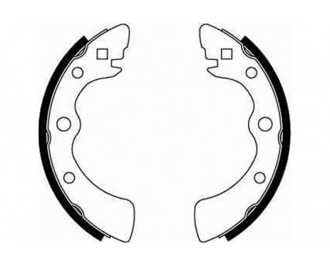 Brake Shoe Set GS8071 TRW, Image 2