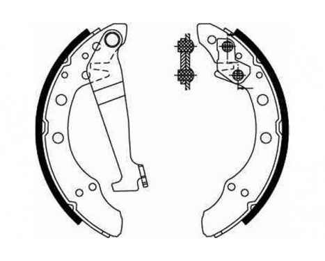 Brake Shoe Set GS8092 TRW, Image 2