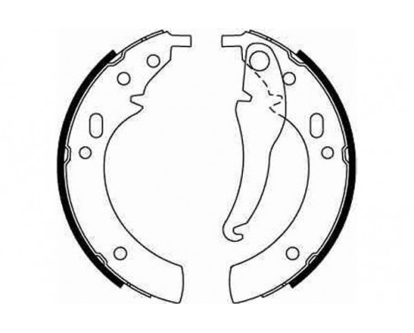 Brake Shoe Set GS8094 TRW, Image 2