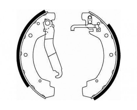 Brake Shoe Set GS8151 TRW, Image 4