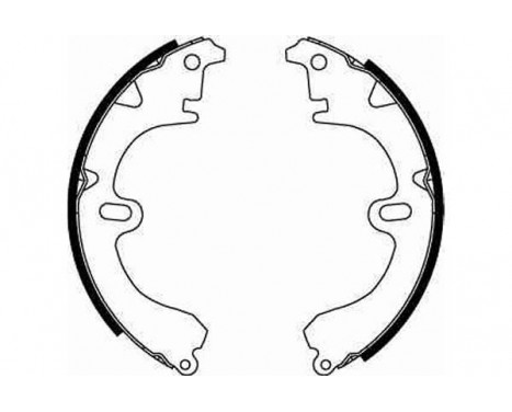 Brake Shoe Set GS8181 TRW, Image 4