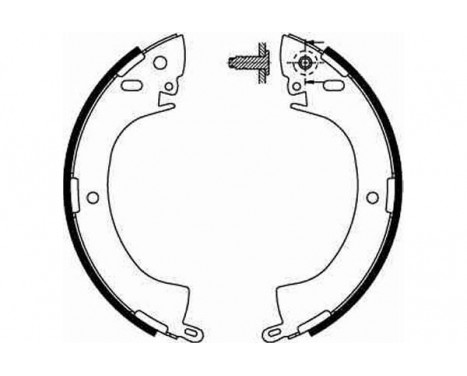 Brake Shoe Set GS8185 TRW, Image 2