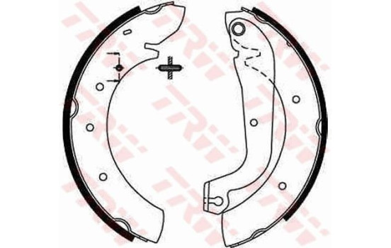 Brake Shoe Set GS8207 TRW