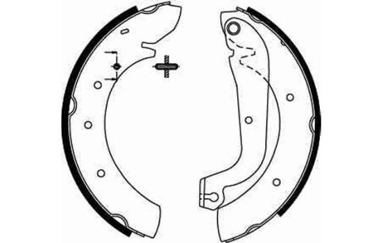 Brake Shoe Set GS8207 TRW, Image 2