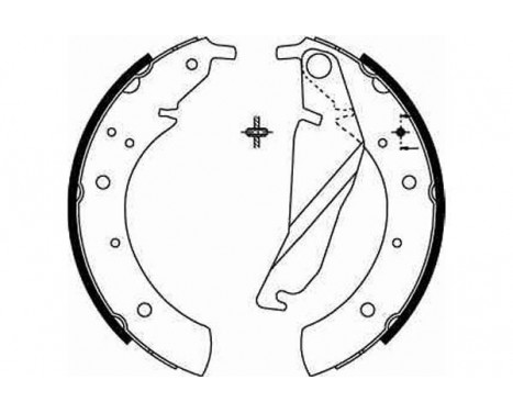 Brake Shoe Set GS8209 TRW, Image 2