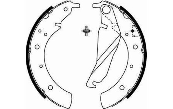 Brake Shoe Set GS8209 TRW, Image 2
