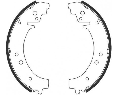 Brake Shoe Set GS8222 TRW, Image 2