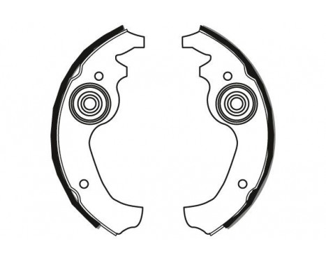 Brake Shoe Set GS8233 TRW, Image 2