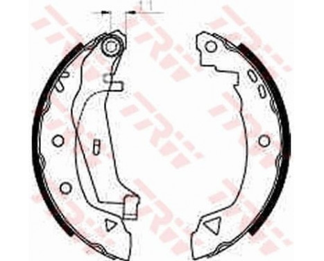 Brake Shoe Set GS8240 TRW
