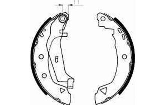 Brake Shoe Set GS8240 TRW, Image 2