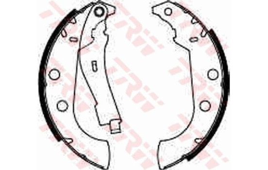 Brake Shoe Set GS8272 TRW, Image 3
