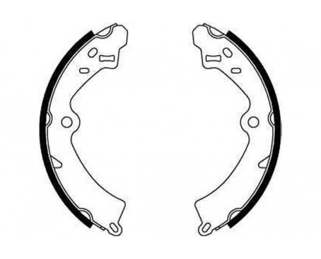 Brake Shoe Set GS8278 TRW, Image 2