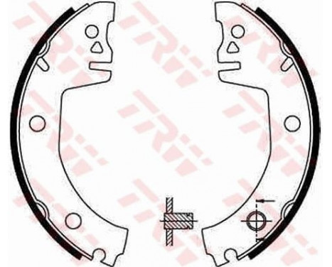 Brake Shoe Set GS8300 TRW