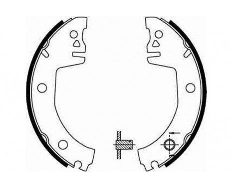 Brake Shoe Set GS8300 TRW, Image 2