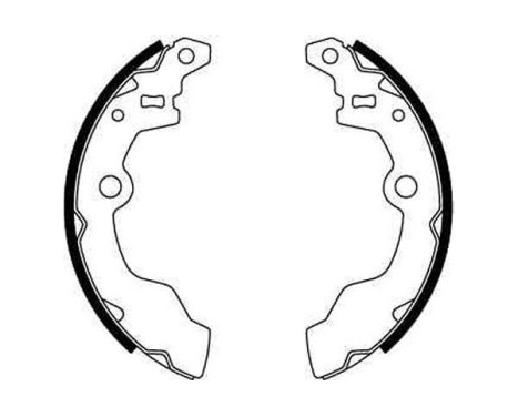 Brake shoe set GS8302 TRW, Image 2