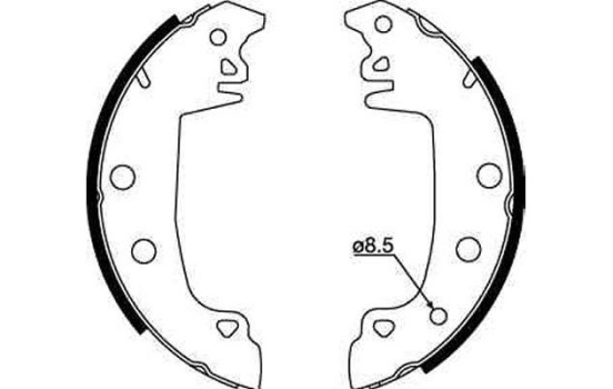 Brake Shoe Set GS8317 TRW, Image 3