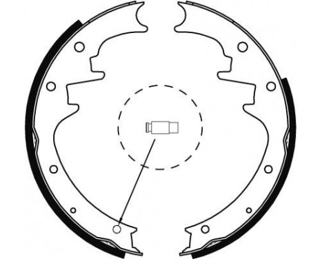 Brake Shoe Set GS8444 TRW, Image 2
