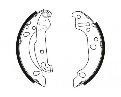 Brake Shoe Set GS8453 TRW, Image 2