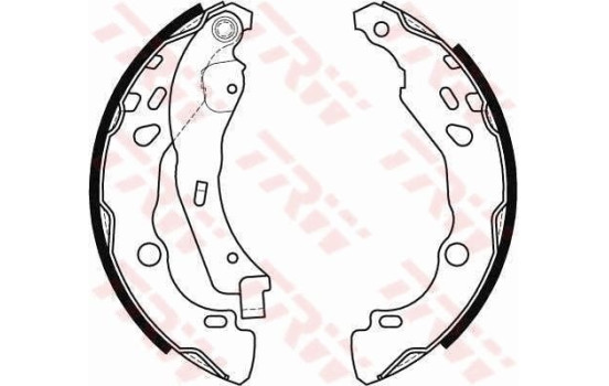 Brake Shoe Set GS8455 TRW
