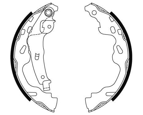 Brake Shoe Set GS8480 TRW, Image 2