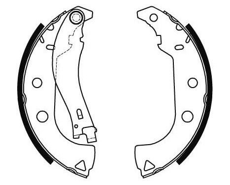 Brake Shoe Set GS8484 TRW, Image 2