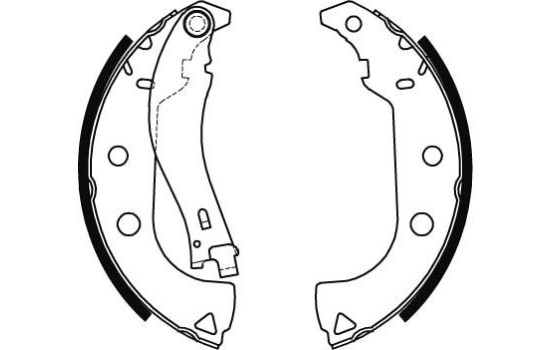 Brake Shoe Set GS8484 TRW, Image 2