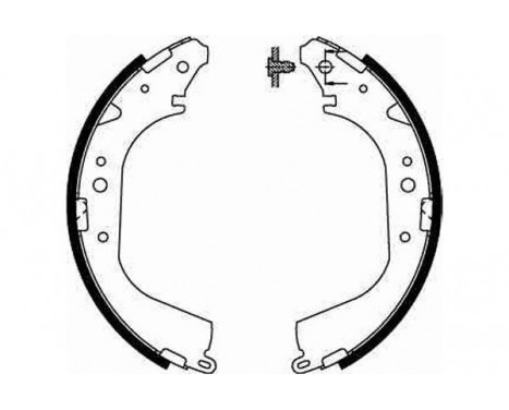 Brake Shoe Set GS8502 TRW, Image 2