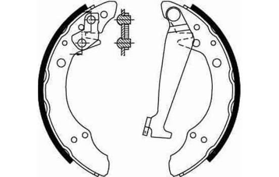 Brake Shoe Set GS8526 TRW, Image 4