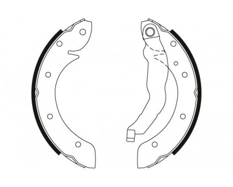 Brake Shoe Set GS8528 TRW, Image 2