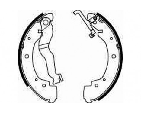 Brake Shoe Set GS8530 TRW, Image 4