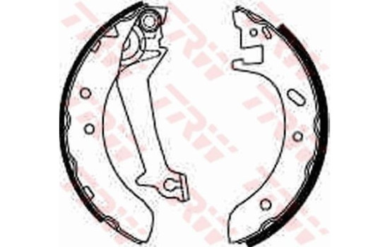 Brake Shoe Set GS8537 TRW