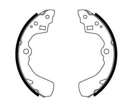 Brake Shoe Set GS8549 TRW, Image 2