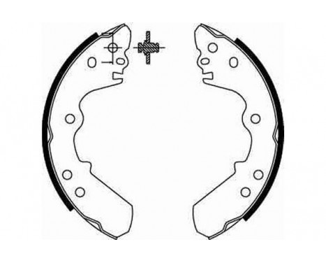 Brake Shoe Set GS8551 TRW, Image 4