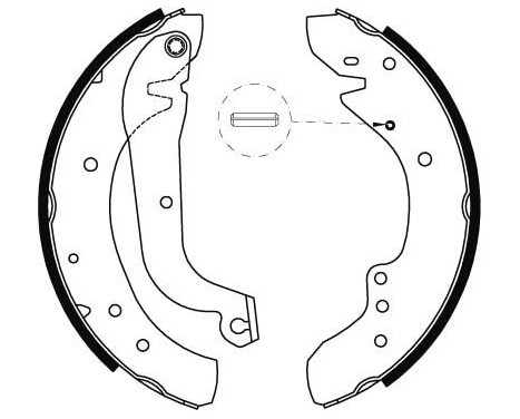 Brake Shoe Set GS8565 TRW, Image 3