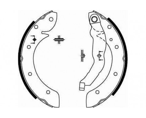 Brake Shoe Set GS8567 TRW, Image 2