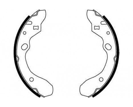 Brake Shoe Set GS8582 TRW, Image 2