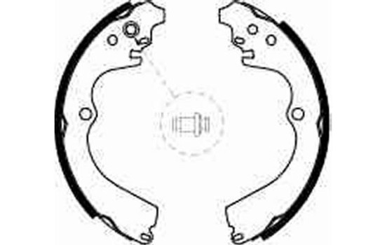 Brake Shoe Set GS8584 TRW, Image 2