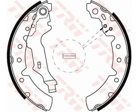 Brake Shoe Set GS8603 TRW