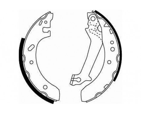 Brake Shoe Set GS8607 TRW, Image 2