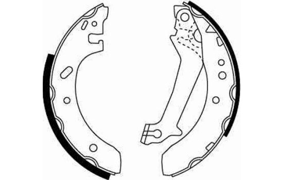 Brake Shoe Set GS8607 TRW, Image 2
