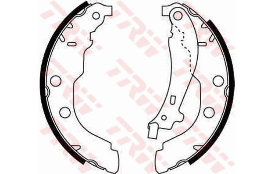 Brake Shoe Set GS8617 TRW, Image 3