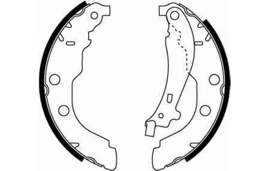 Brake Shoe Set GS8617 TRW, Image 4