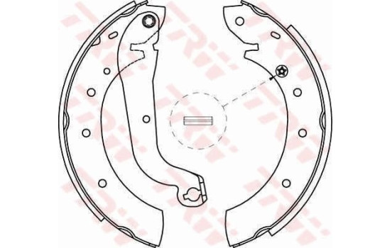 Brake Shoe Set GS8622 TRW