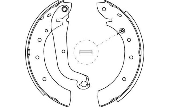 Brake Shoe Set GS8622 TRW, Image 2