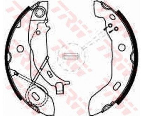 Brake Shoe Set GS8627 TRW