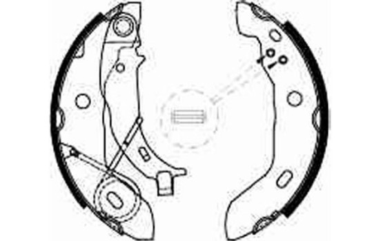 Brake Shoe Set GS8627 TRW, Image 2
