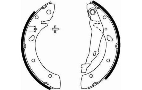 Brake Shoe Set GS8632 TRW, Image 2
