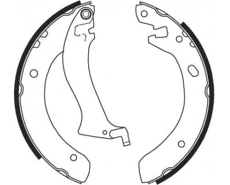 Brake Shoe Set GS8633 TRW, Image 2