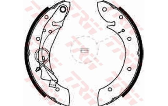 Brake Shoe Set GS8635 TRW, Image 3